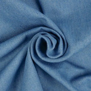 Ткань Джинс, 1 м х 150 см, 315 г/м², цвет: голубой, TBY