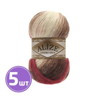 Пряжа ALIZE Angora Gold Batik (4574), мультиколор, 5 шт. по 100 г Пряжа ALIZE Angora Gold Batik (4574), мультиколор, 5 шт. по 100 г