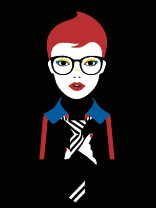 Картина по номерам «Черно-белый галстук» Картина по номерам «Черно-белый галстук»