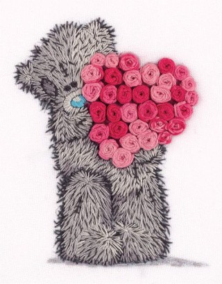 Набор для вышивания «Tatty Teddy с сердцем из роз»