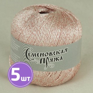 Пряжа Семеновская Test 85 (259), бело-красный 5 шт. по 100 г Пряжа Семеновская Test 85 (259), бело-красный 5 шт. по 100 г