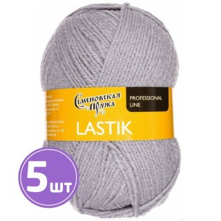 Пряжа Семеновская Lastik (71130), ангора 5 шт. по 100 г Пряжа Семеновская Lastik (71130), ангора 5 шт. по 100 г
