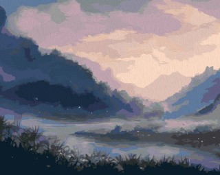 Картина по номерам «Туман над рекой» Картина по номерам «Туман над рекой»