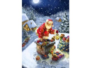 Набор для вышивания «Дед мороз»