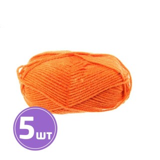 Пряжа Семеновская Arina (670), морковный, 5 шт. по 100 г Пряжа Семеновская Arina (670), морковный, 5 шт. по 100 г