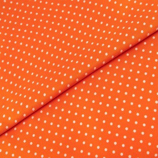 Ткань блузочная Poly satin, 75 г/м2, 2 м х 145 см, цвет: оранжевый/белый, Gamma