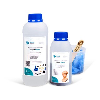 Жидкий литьевой пластик для заливки в формы Artline Liquid Plastic, 1 кг
