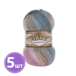 Пряжа ALIZE Angora Gold Batik (2970), мультиколор, 5 шт. по 100 г Пряжа ALIZE Angora Gold Batik (2970), мультиколор, 5 шт. по 100 г