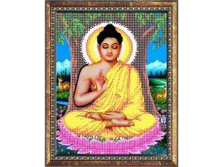 Рисунок на ткани «Будда»