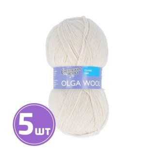 Пряжа Семеновская Olga W (671), кремовый 5 шт. по 100 г Пряжа Семеновская Olga W (671), кремовый 5 шт. по 100 г
