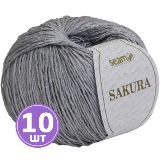Пряжа SEAM SAKURA (Сакура) (1080), ангора, 10 шт. по 50 г