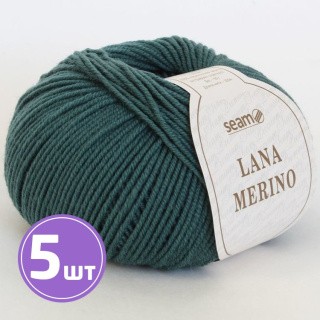 Пряжа SEAM LANA MERINO (35), шторм, 5 шт. по 50 г