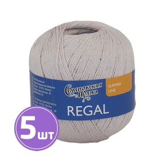 Пряжа Семеновская Regal (Регал) (133804), серая лилия 5 шт. по 100 г Пряжа Семеновская Regal (Регал) (133804), серая лилия 5 шт. по 100 г