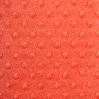 Плюш PEVD, 48x48 см, 309 г/м2, 100% полиэстер, цвет: 28 светло-красный, Peppy