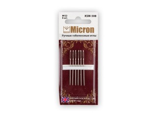 Иглы ручные Micron гобеленовые №22, 6 шт., арт. KSM-508