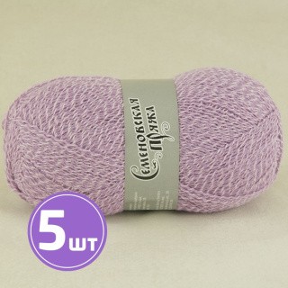 Пряжа Семеновская Test 104 (17857), светло-сиреневый-астра, 5 шт. по 100 г Пряжа Семеновская Test 104 (17857), светло-сиреневый-астра, 5 шт. по 100 г