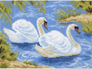 Набор для вышивания «Тундровые лебеди»