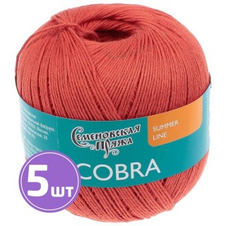 Пряжа Семеновская Cobra (37324), шиповник 5 шт. по 100 г Пряжа Семеновская Cobra (37324), шиповник 5 шт. по 100 г