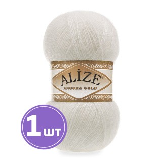 Пряжа ALIZE Angora Gold (450), белый, 1 шт. 100 г Пряжа ALIZE Angora Gold (450), белый, 1 шт. 100 г