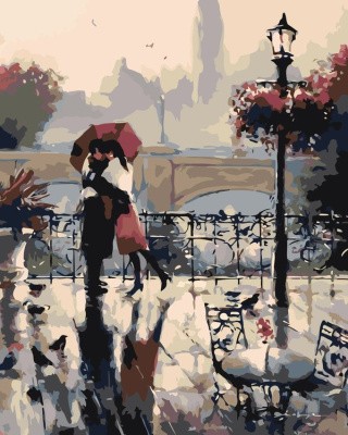 Картина по номерам «Романтическое объятие» Картина по номерам «Романтическое объятие»