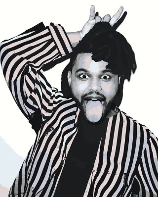 Картина по номерам «Музыкант The Weeknd Викенд 12»