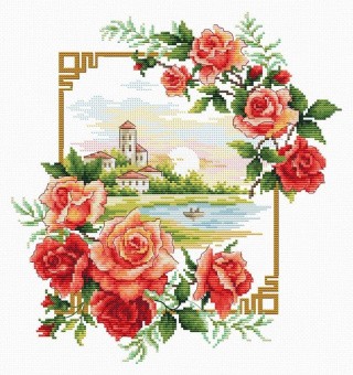 Набор для вышивания «Родные просторы. Розы» Набор для вышивания «Родные просторы. Розы»