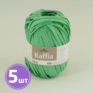 Пряжа ARTLAND Raffia (8), мятная зелень, 5 шт. по 40 г