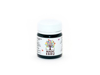 Краска для эбру черная 20 мл, Magic EBRU