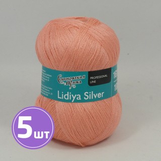 Пряжа Семеновская Lidiya silver (151530), розовый персик, 5 шт. по 100 г Пряжа Семеновская Lidiya silver (151530), розовый персик, 5 шт. по 100 г