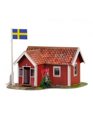 Сборная модель из картона «Шведский домик»