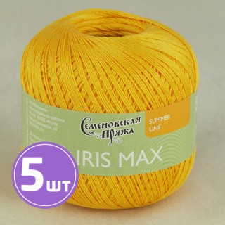 Пряжа Семеновская IRIS max (216), канарейка 5 шт. по 100 г Пряжа Семеновская IRIS max (216), канарейка 5 шт. по 100 г