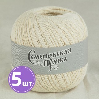 Пряжа Семеновская HIT max (25), суровый 5 шт. по 100 г Пряжа Семеновская HIT max (25), суровый 5 шт. по 100 г