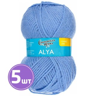 Пряжа Семеновская Alya (955), гиацинт, 5 шт. по 100 г Пряжа Семеновская Alya (955), гиацинт, 5 шт. по 100 г