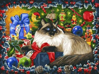 Картина по номерам «Рождественские подарки» Картина по номерам «Рождественские подарки»