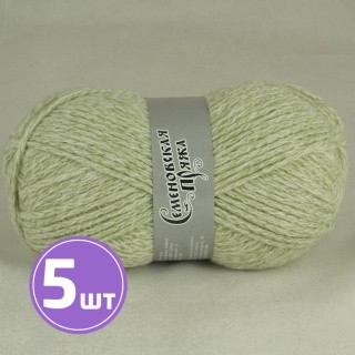 Пряжа Семеновская Test 96 (15144), суровый-светло-фисташковый 5 шт. по 100 г Пряжа Семеновская Test 96 (15144), суровый-светло-фисташковый 5 шт. по 100 г