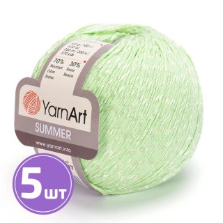 Пряжа YarnArt Summer (20), салат, 5 шт. по 100 г Пряжа YarnArt Summer (20), салат, 5 шт. по 100 г
