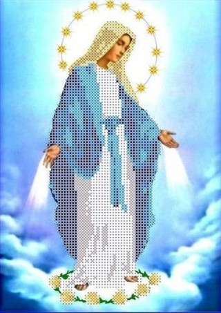 Рисунок на ткани «Дева Мария Непорочного зачатия»