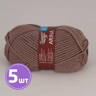 Пряжа Семеновская Arina (621), какао, 5 шт. по 100 г Пряжа Семеновская Arina (621), какао, 5 шт. по 100 г