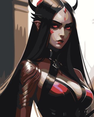 Картина по номерам «Девушка-косплей 2» Картина по номерам «Девушка-косплей 2»