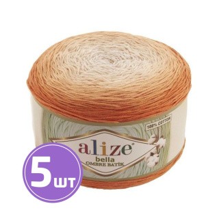 Пряжа ALIZE Bella Ombre Batik (7403), абрикос, 5 шт. по 250 г Пряжа ALIZE Bella Ombre Batik (7403), абрикос, 5 шт. по 250 г