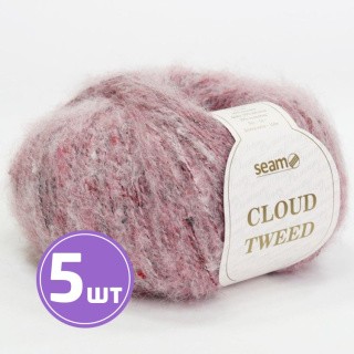 Пряжа SEAM Cloud Tweed (54086), пыльно-розовый меланж, 5 шт. по 50 г