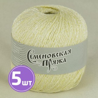 Пряжа Семеновская Snezhana (15263), светлая липа+В2 5 шт. по 100 г Пряжа Семеновская Snezhana (15263), светлая липа+В2 5 шт. по 100 г
