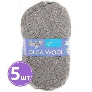 Пряжа Семеновская Olga W (744), светлый маренго 5 шт. по 100 г Пряжа Семеновская Olga W (744), светлый маренго 5 шт. по 100 г