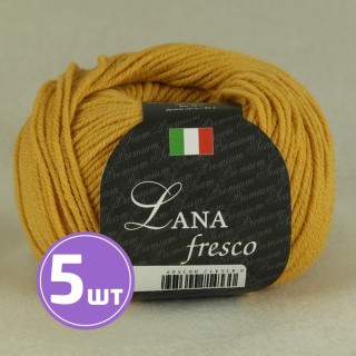 Пряжа SEAM LANA fresco (3820), золото, 5 шт. по 50 г