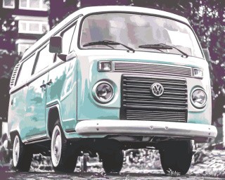 Картина по номерам «Samba Bus» Картина по номерам «Samba Bus»