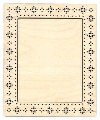 Рамка «Узор крестиком», малая, 10x13 см