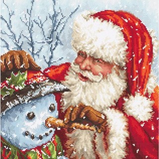 Набор для вышивания «Santa Claus and Snowman»
