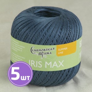 Пряжа Семеновская IRIS max (647), марин 5 шт. по 100 г Пряжа Семеновская IRIS max (647), марин 5 шт. по 100 г