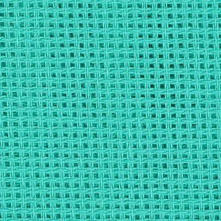 Канва мелкая (10х60кл), 40x50 см, цвет: бирюзовый, TBY
