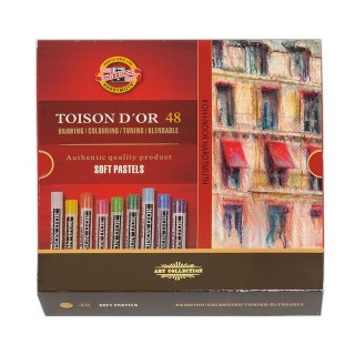Пастель художественная Toison d'or, мягкая, набор 48 цв., KOH-I-NOOR